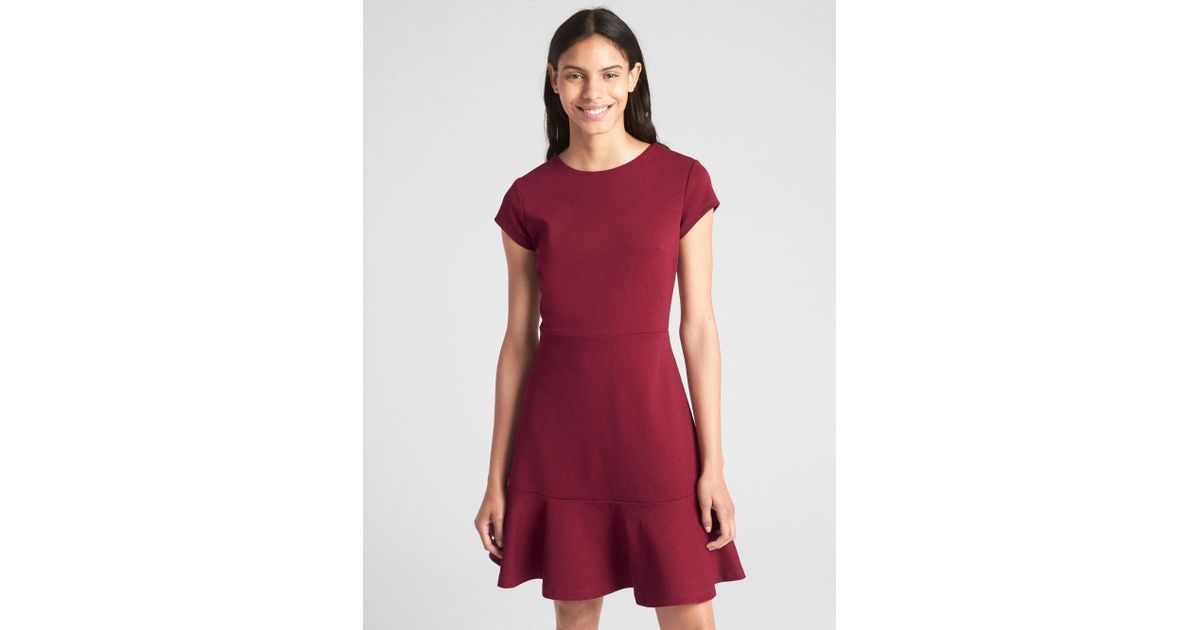 gap red dress