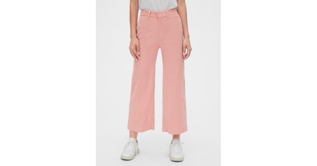 gap wide leg crop