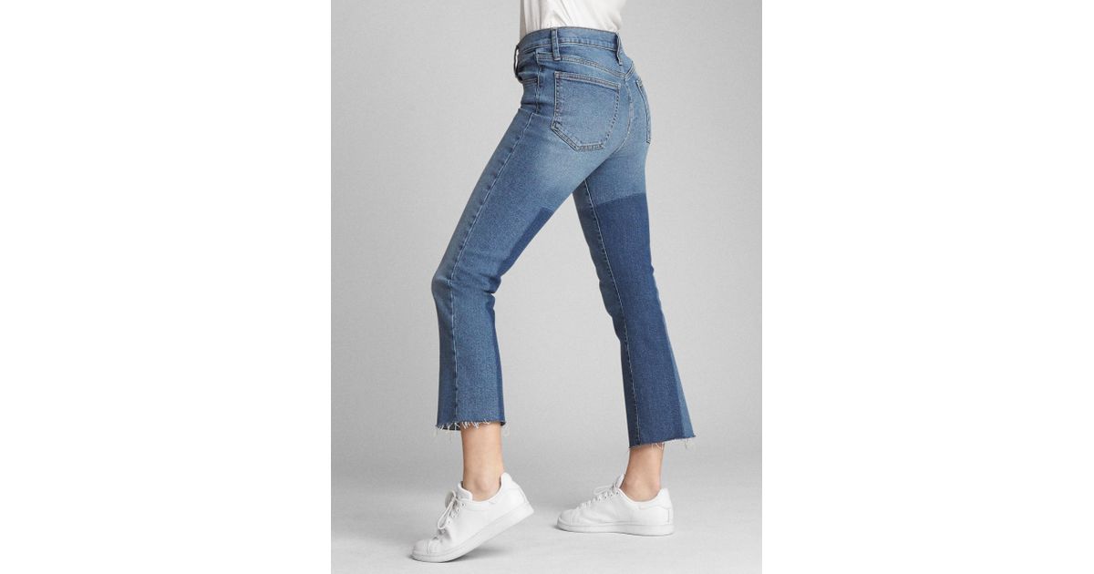 gap crop kick jeans