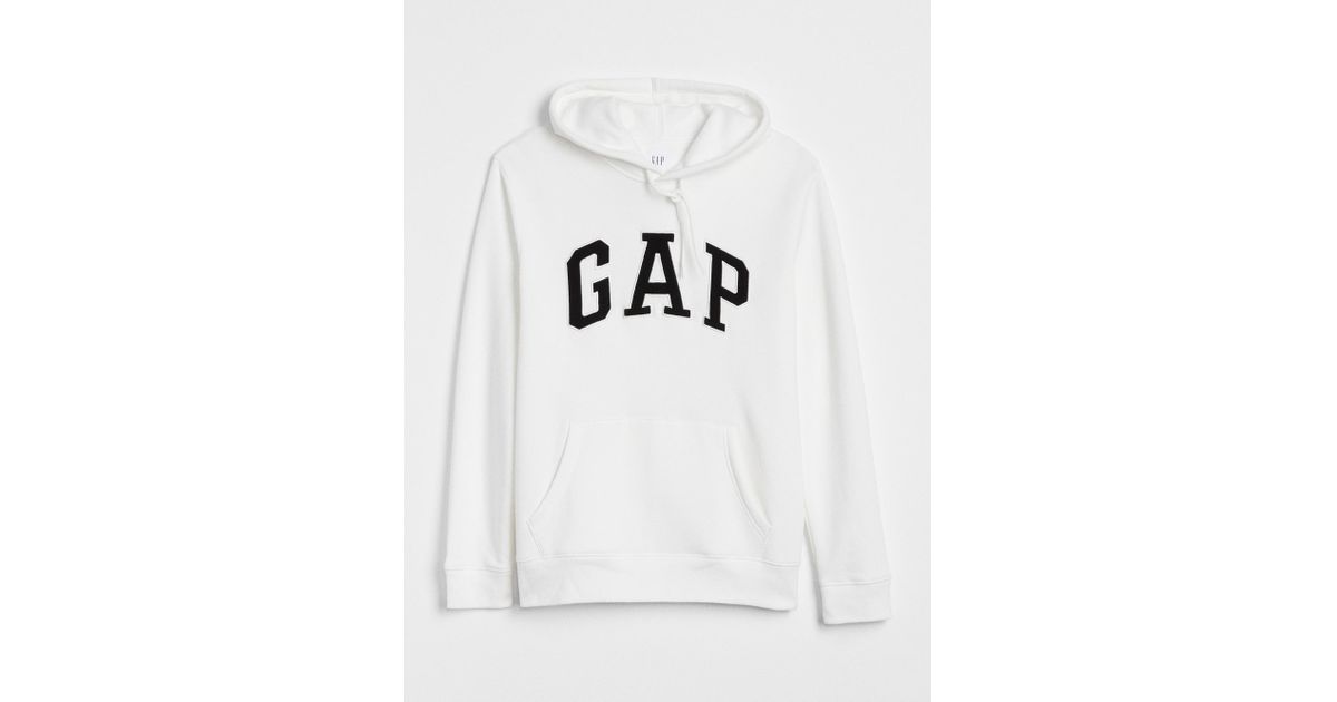 gap logo fleece pullover hoodie