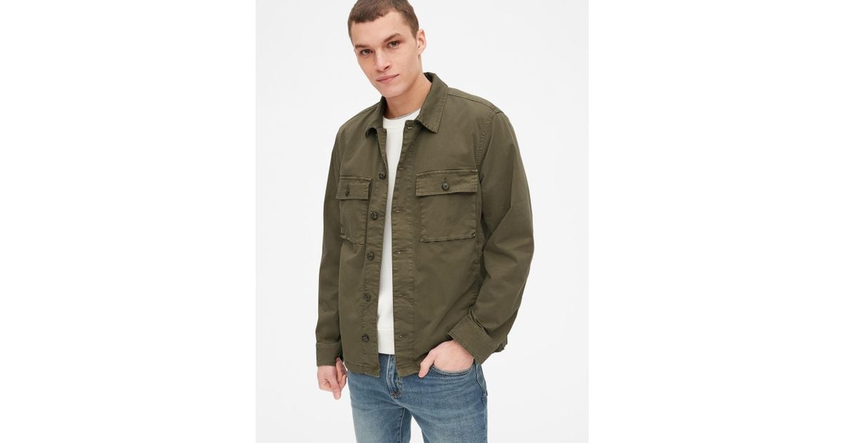 gap utility shirt jacket