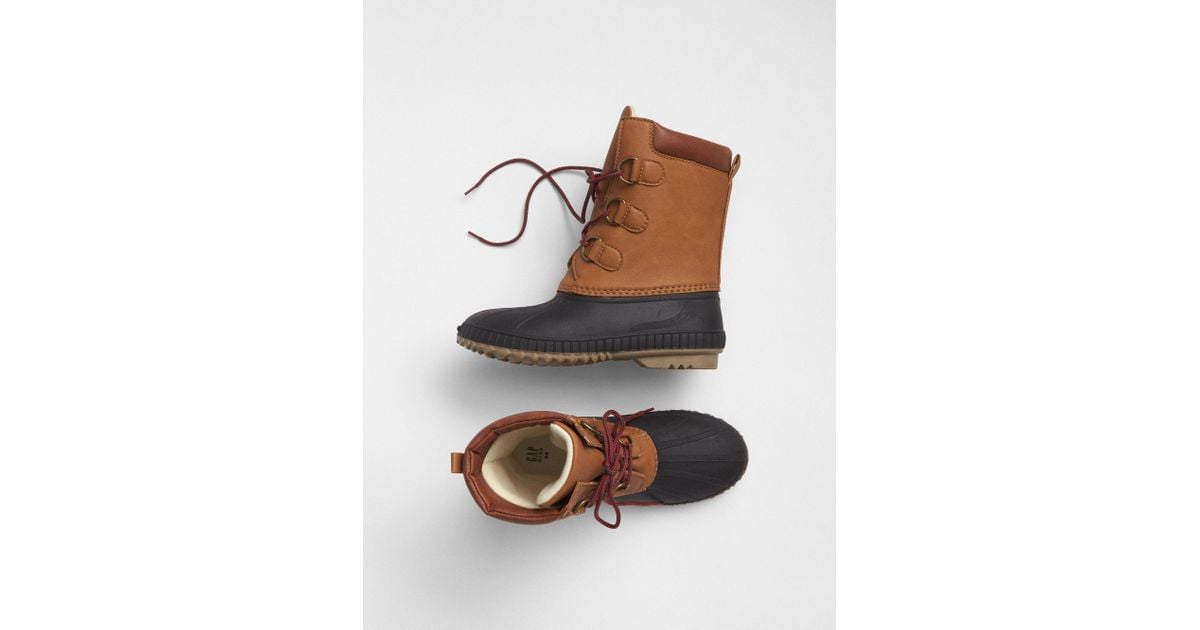 gap lace up boots