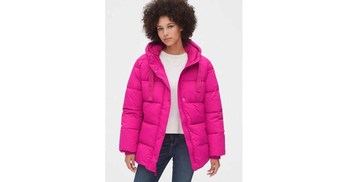 gap pink coat