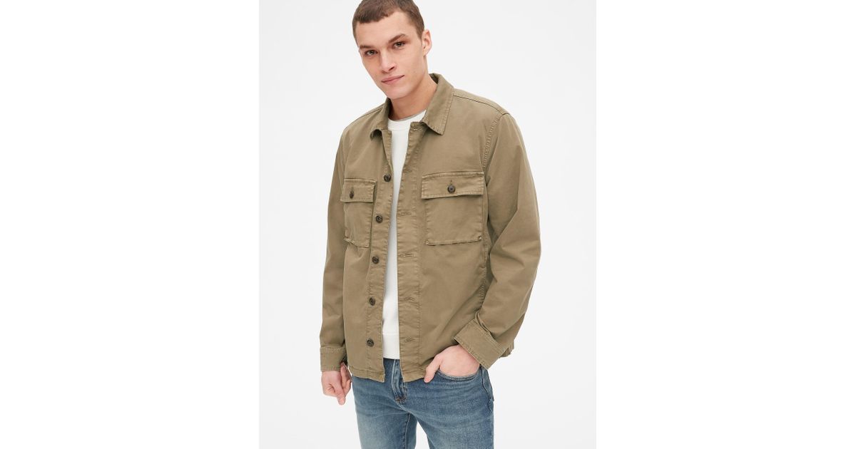 gap utility shirt jacket