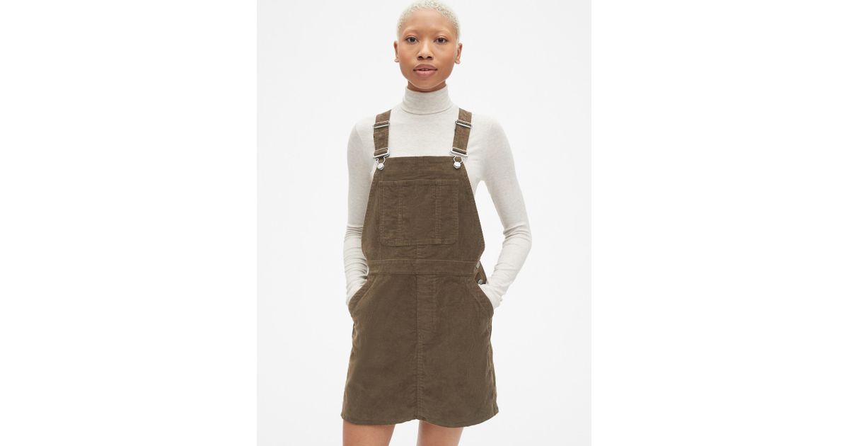 gap corduroy overall dress