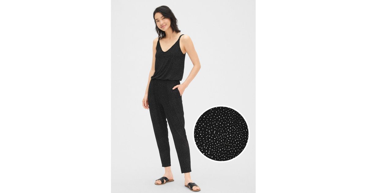 gap strappy cami jumpsuit