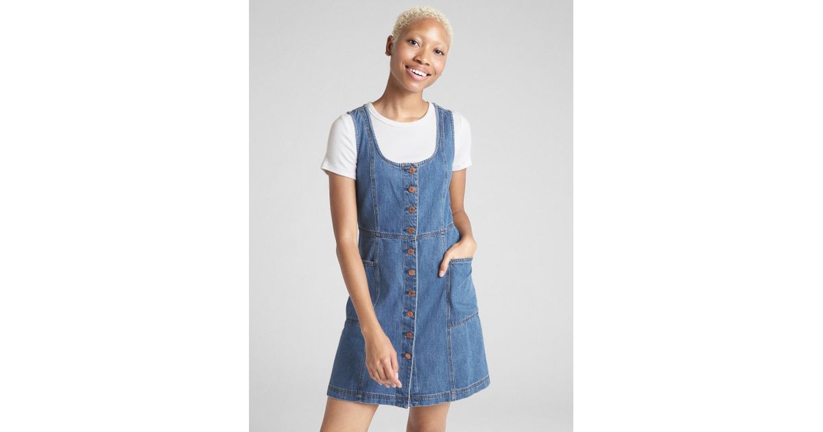 the gap denim dress