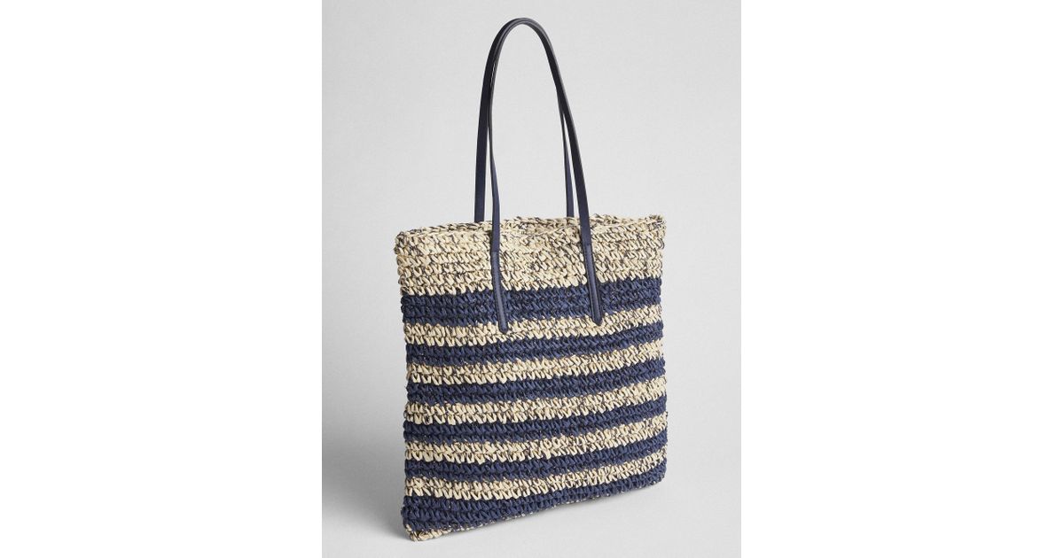 gap straw tote