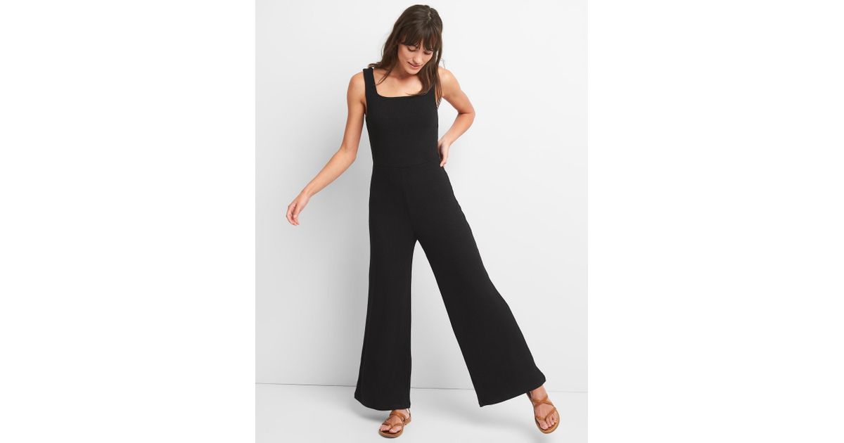 gap black jumpsuit