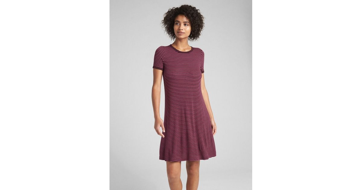 gap burgundy dress