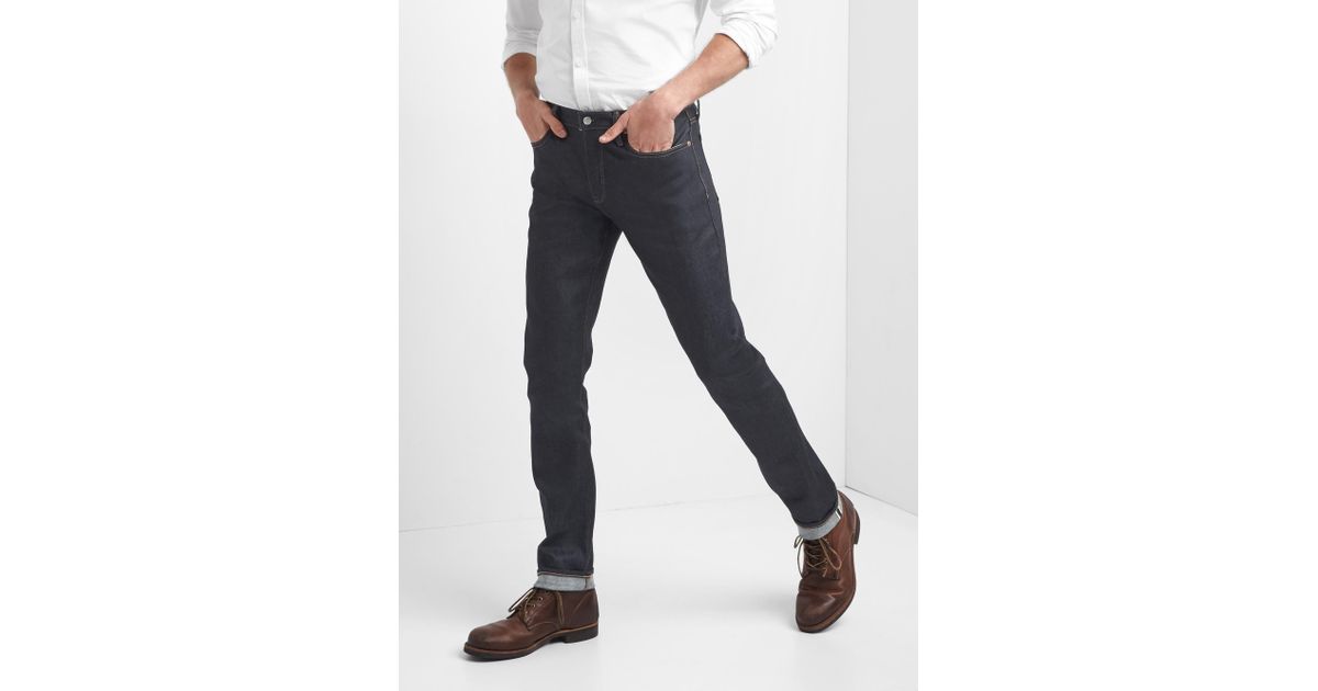 gap skinny selvedge