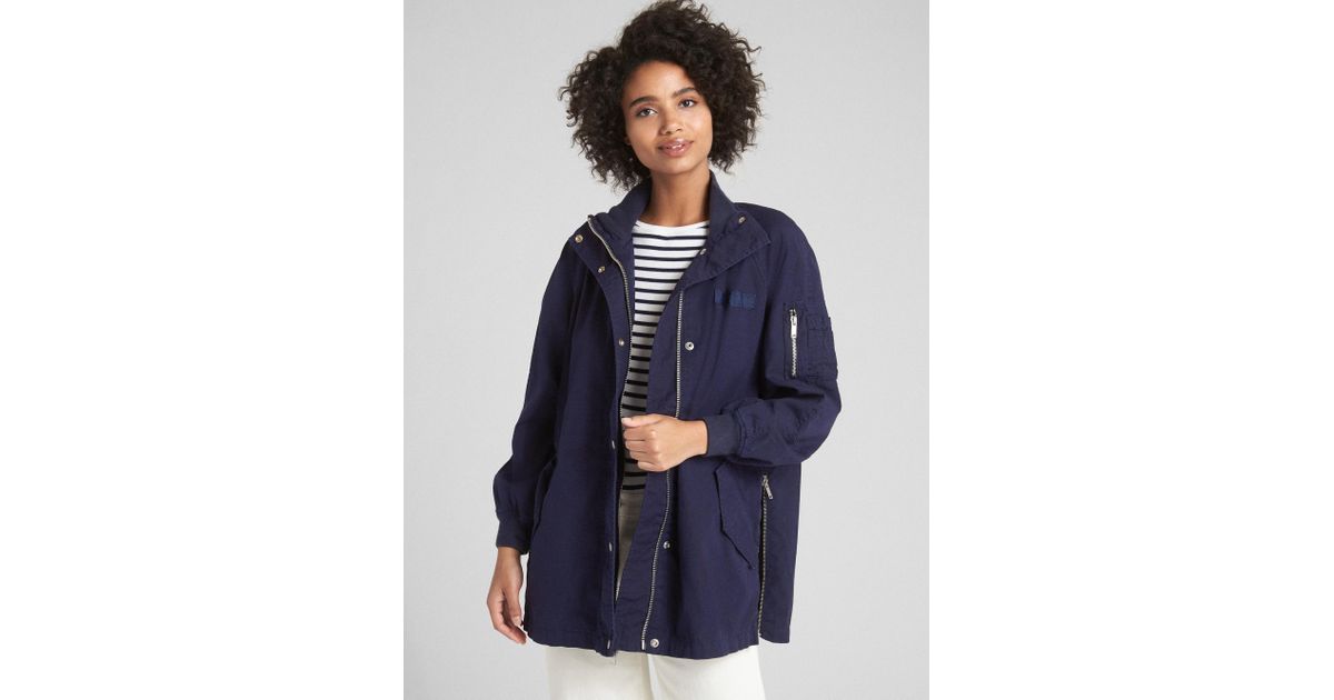 gap longline bomber jacket