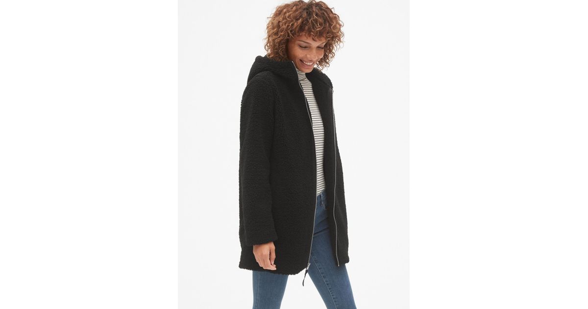 the gap teddy coat