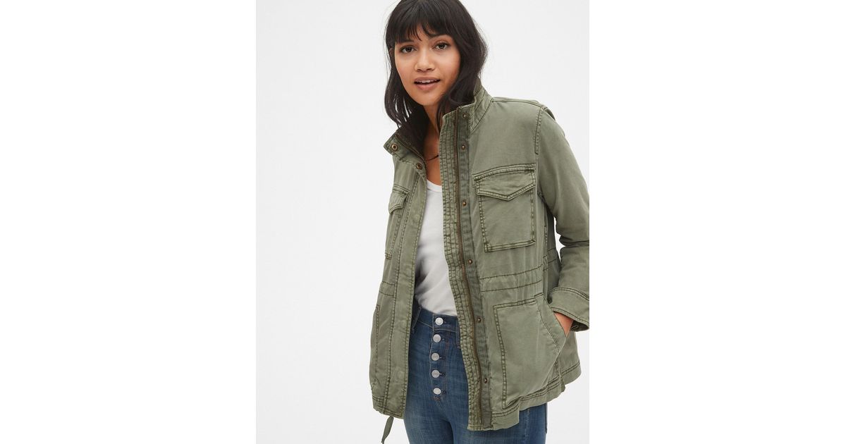 gap garment dyed utility jacket