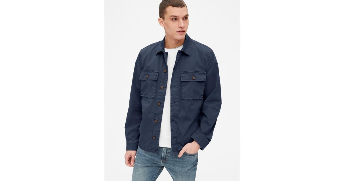 gap utility shirt jacket
