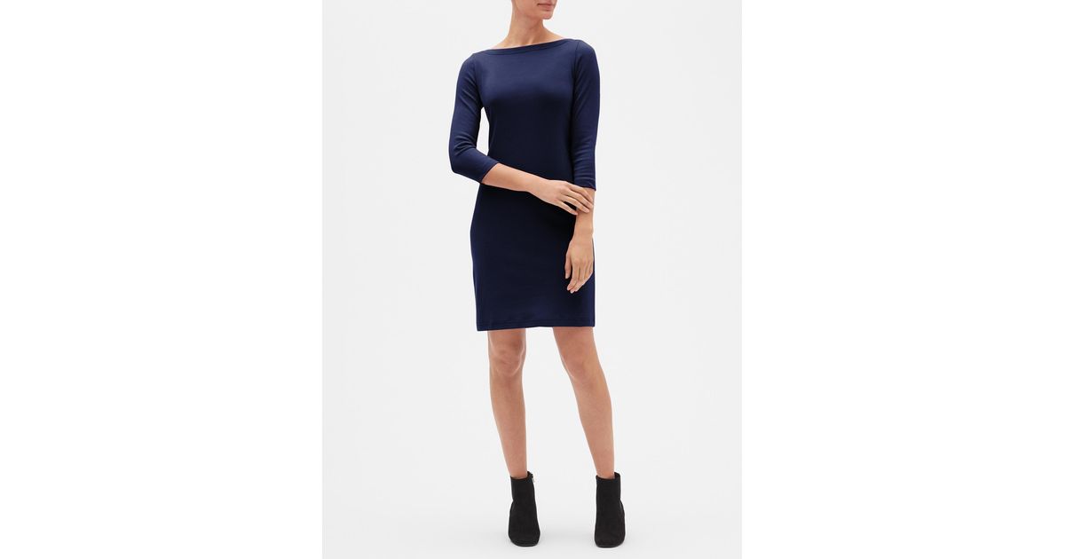 modern boatneck dress