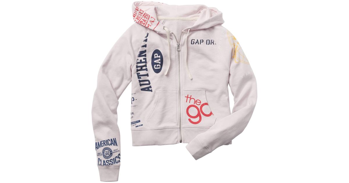 gap logo remix hoodie