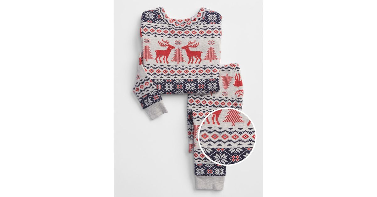 gap fair isle pajamas