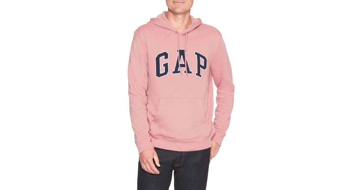 pink gap hoodie mens