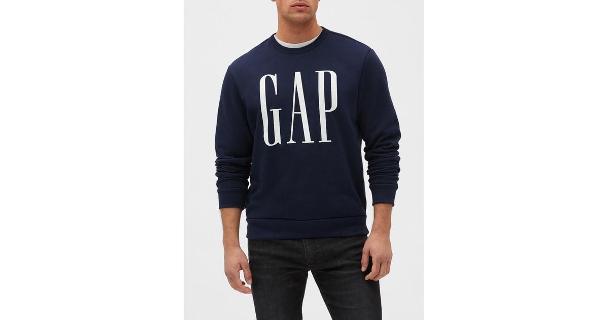 gap logo crewneck sweatshirt