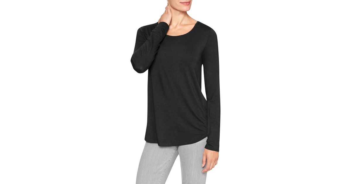 gap luxe long sleeve tee