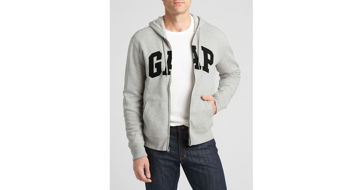 GAP Factory Fleece Gap Logo Zip Hoodie 