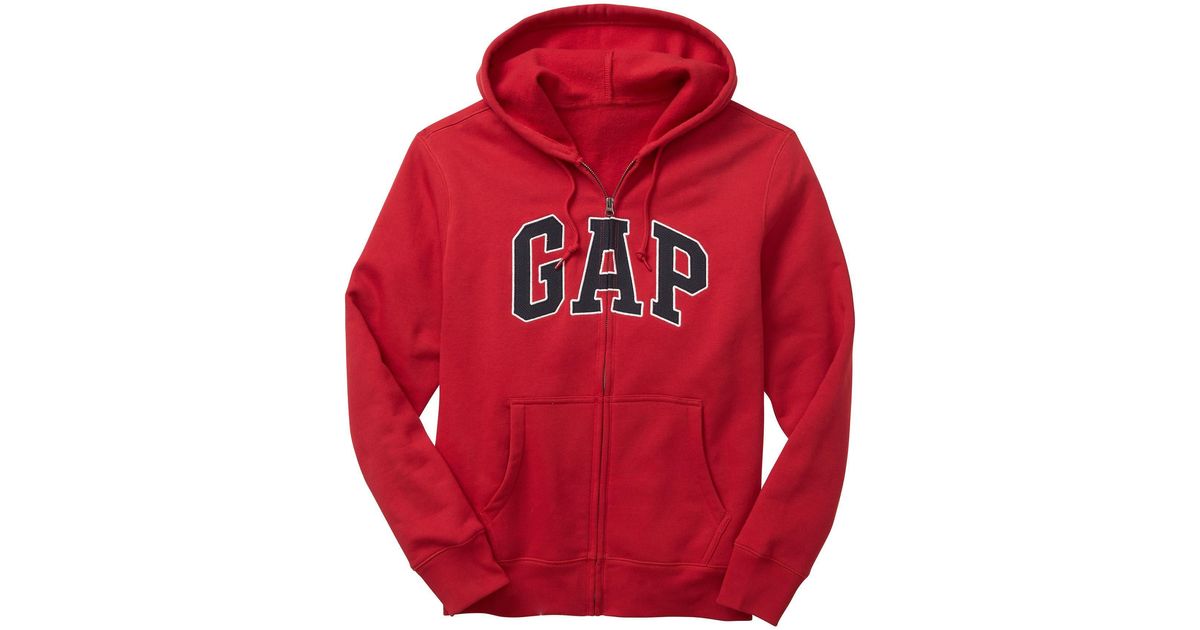 gap sweatshirt red