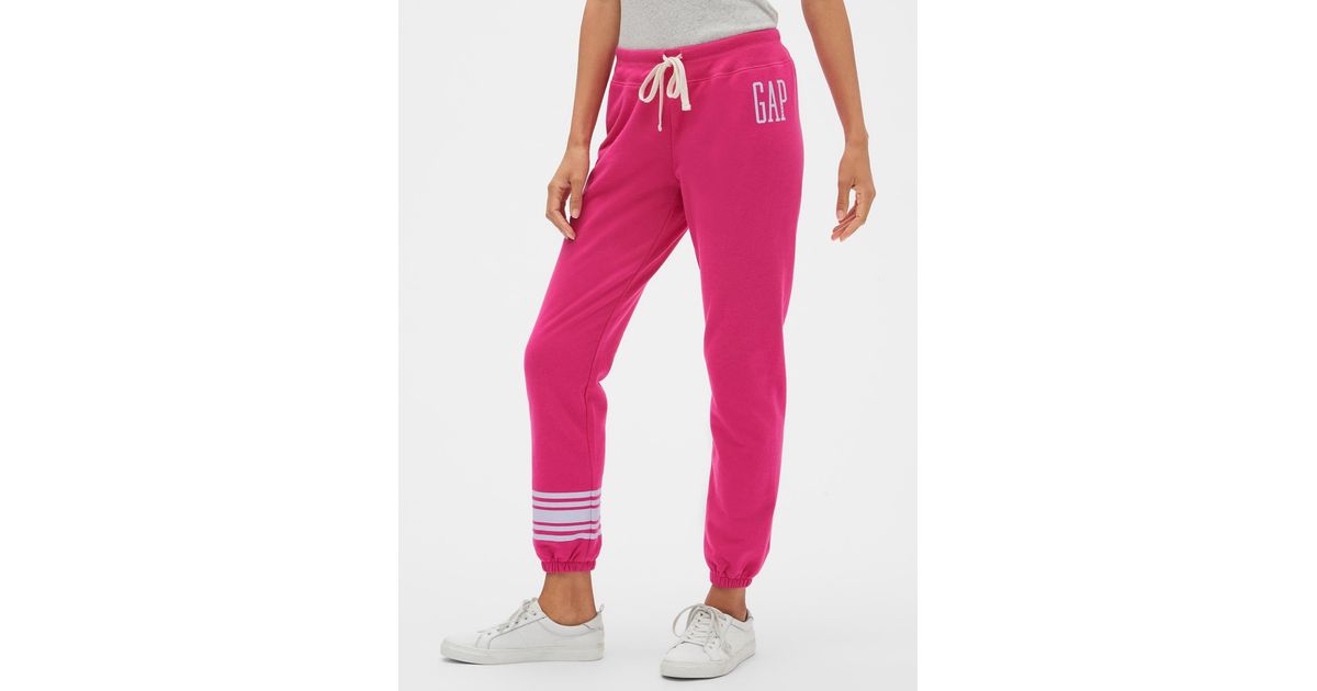 gap logo joggers