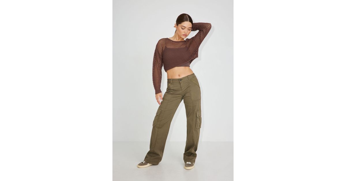 Garage Chicago Low Rise Cargo Pant | Lyst