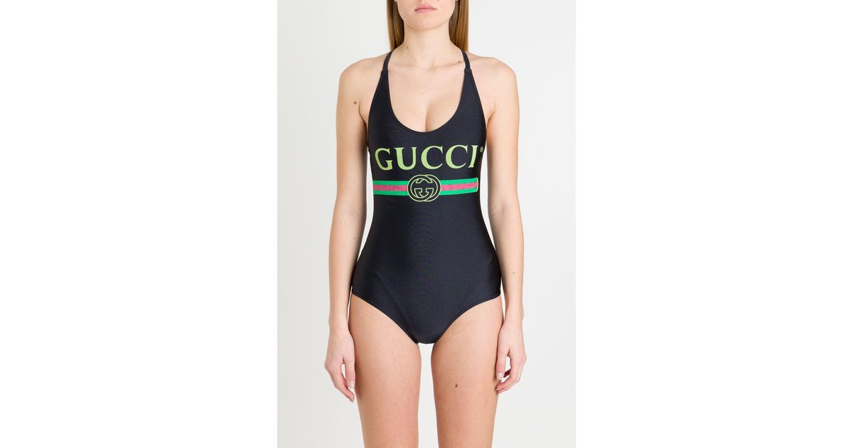 Costume Intero FakeGucci in Materiale sintetico di colore Nero | Lyst