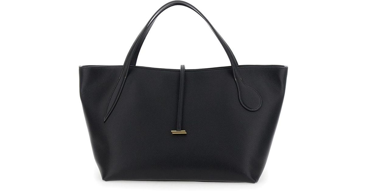 Liffner 'Zip Penne' Tote Bag With Two Top Handles And Logo