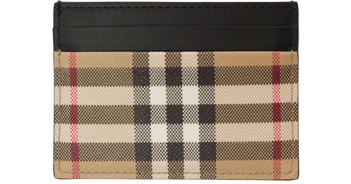 Porta carte burberry uomo discount