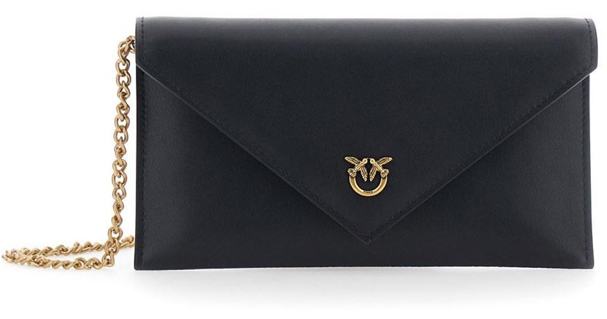 Pinko Mini Bag 'Flat Purse Mini' With Love Birds Logo Plate On The Fro ...