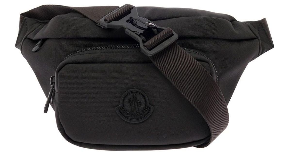 Moncler Synthetic Marsupio Durance In Nylon Nero Uomo in Black for Men |  Lyst