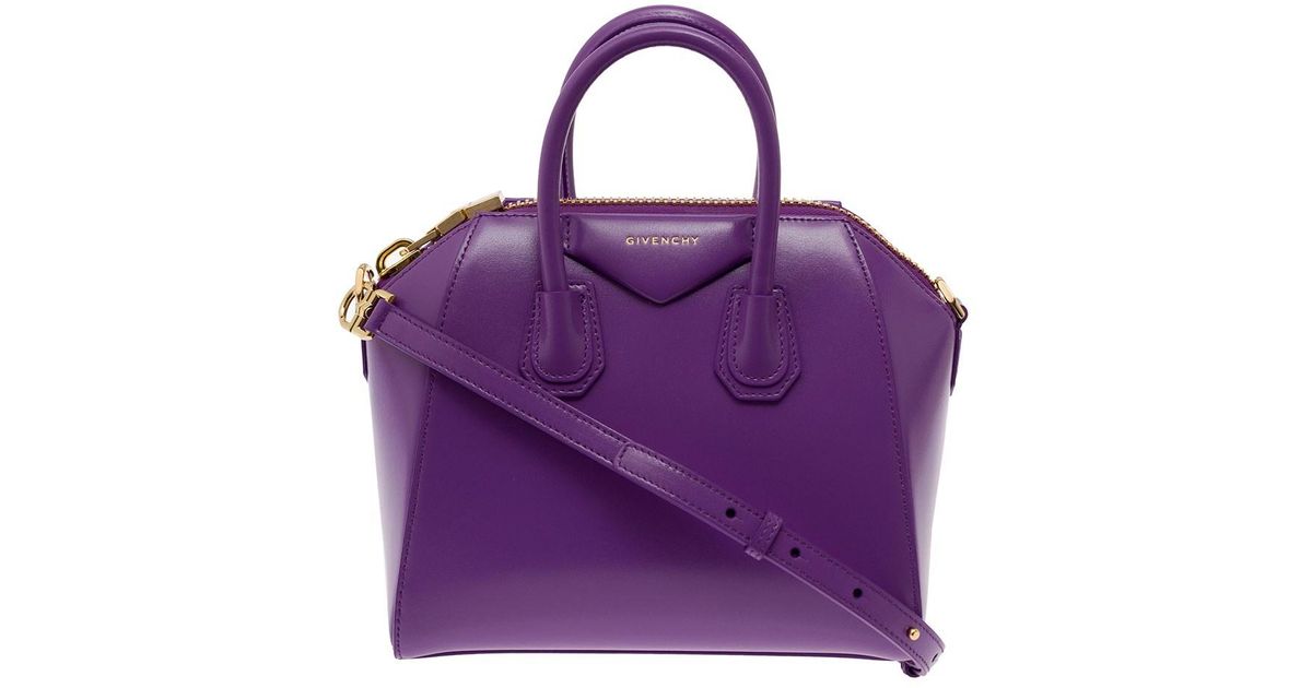 Givenchy Antigona Mini Bag in Purple Lyst