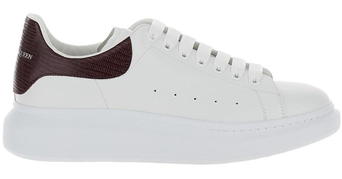 Sneakers Con Platform Oversize da Uomo di Alexander McQueen in Bianco Lyst