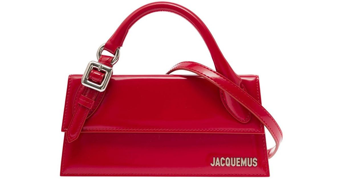 Red jacquemus bag sale