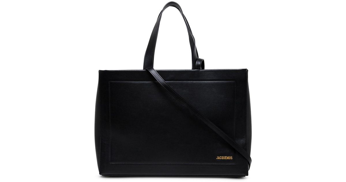 le cabas neve leather tote