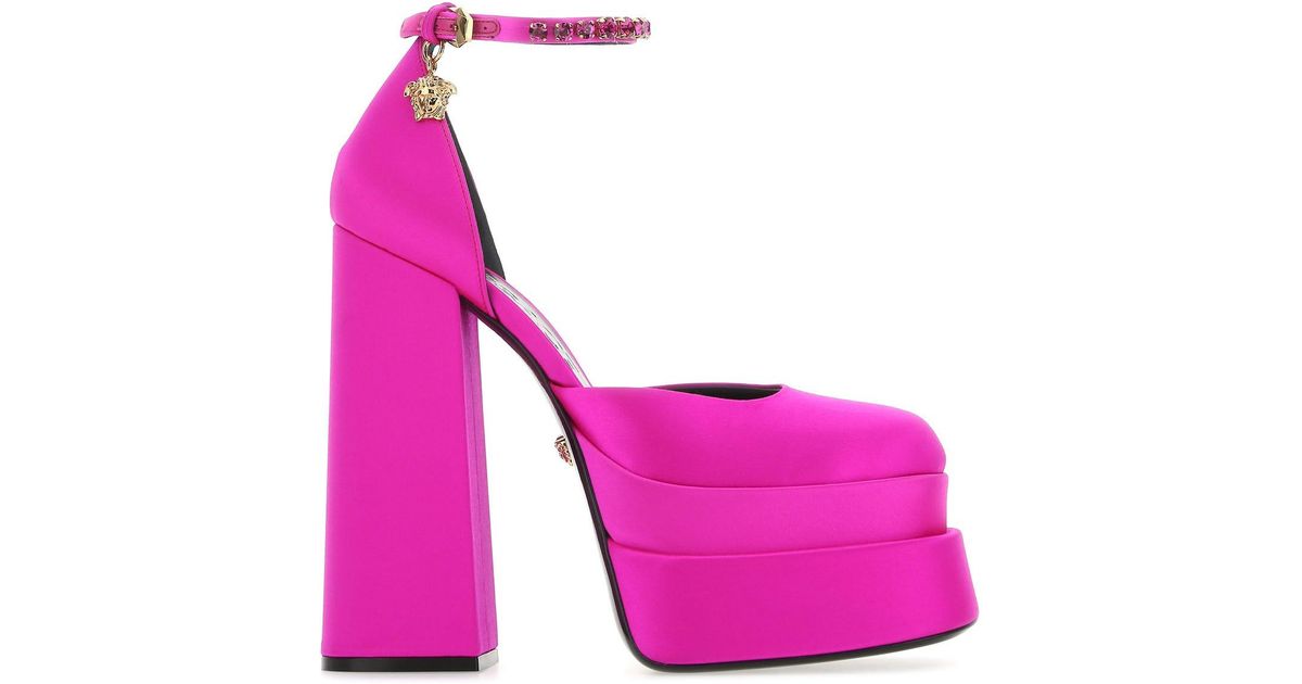 Versace Scarpe Con Tacco in Pink | Lyst