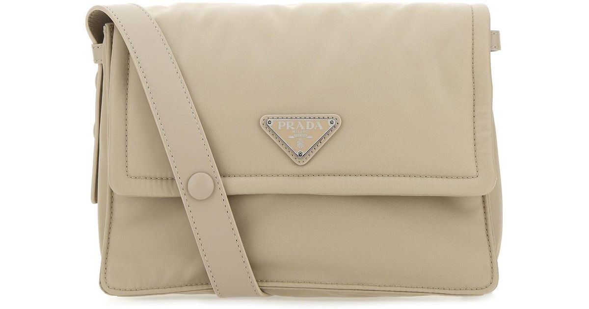 Re-nylon handbag Prada Beige in Synthetic - 32730207