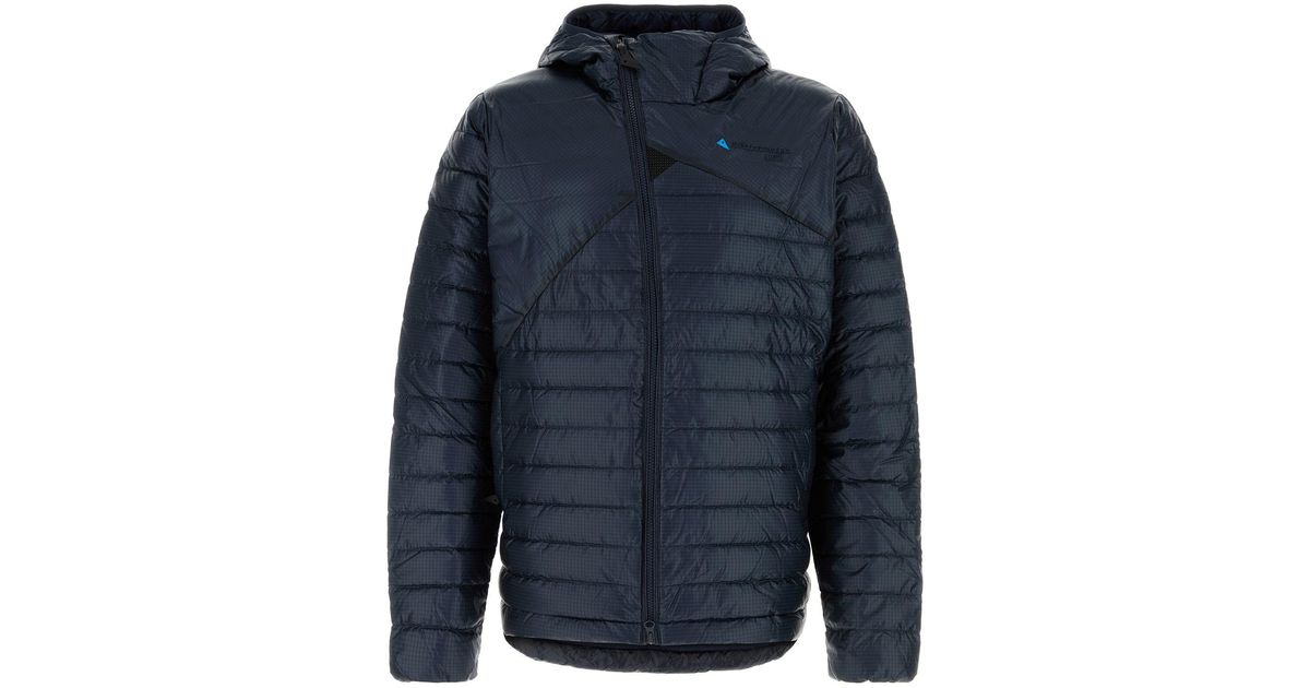 Lopt Klättermusen Navy Blue Nylon Lopt Down Jacket for Men | Lyst