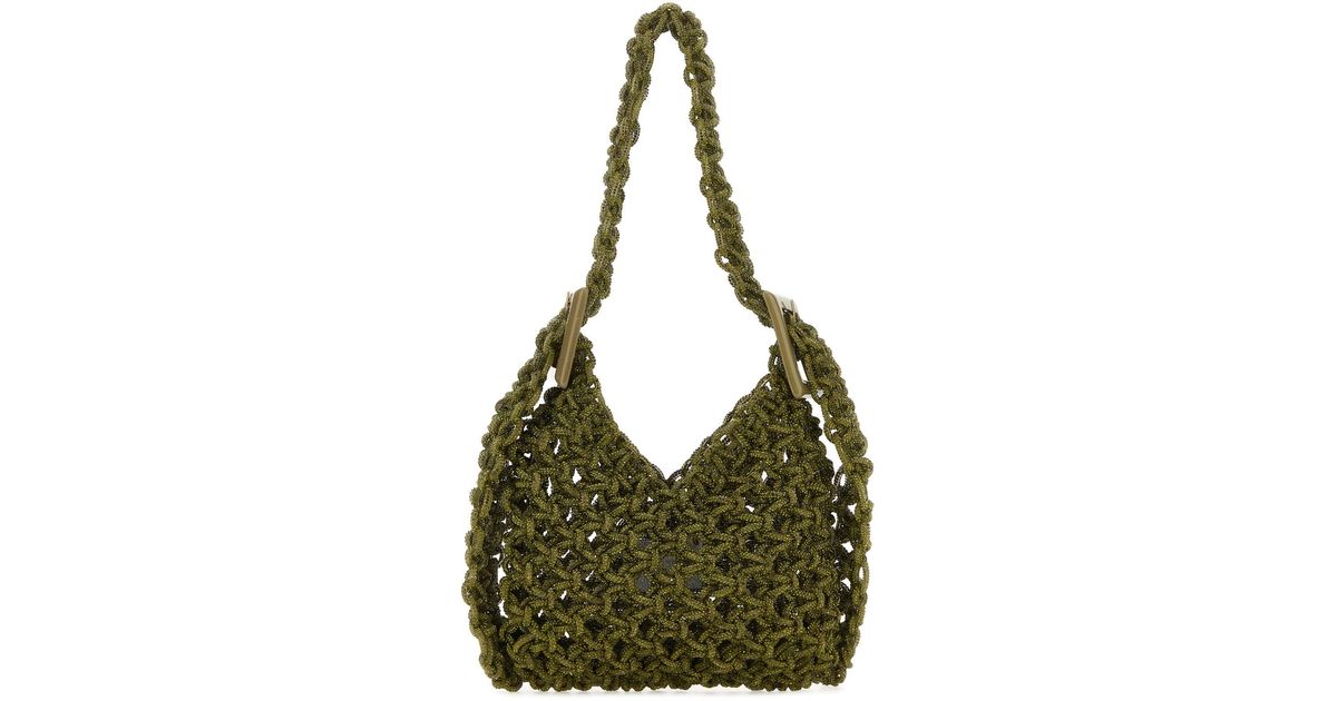トートバッグ HIBOURAMA Army Green Mesh Vannifique Bucket Bag HIBOURAMA Army Green Mesh Vannifique Bucket Bag | Lyst UK