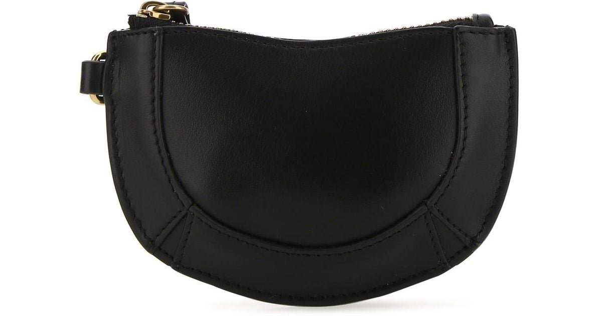 Étoile Isabel Marant Black Leather Soko Coin Purse - Save 17% - Lyst