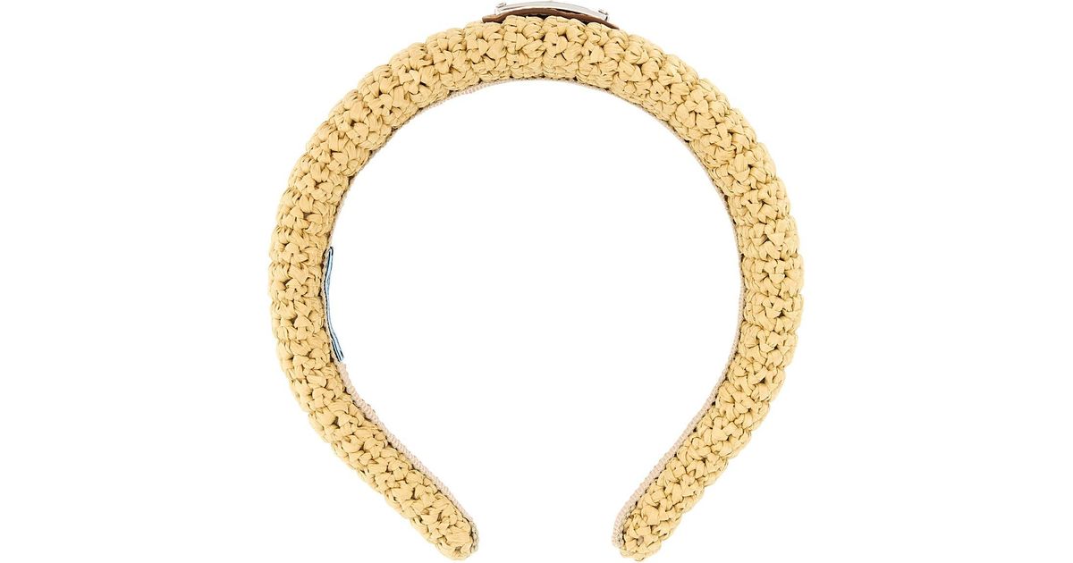 Prada Cerchietto in Metallic Lyst UK