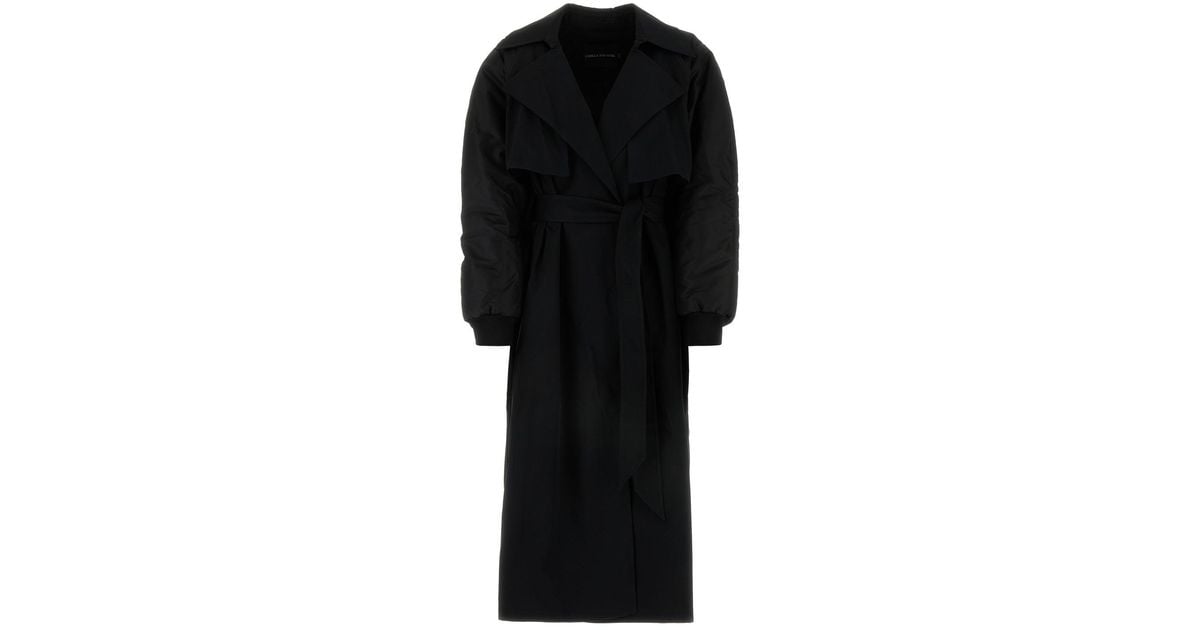 コート camilla and marc Black polyester Emmerson trench coat Camilla & Marc Black Polyester Emmerson Trench Coat | Lyst UK