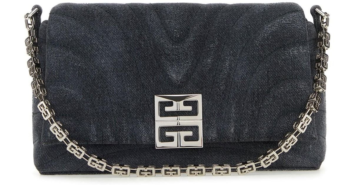 ハンドバッグ GIVENCHY BLACK DENIM MEDIUM 4G SOFT HANDBAG Givenchy Black Denim Medium 4g Soft Handbag | Lyst