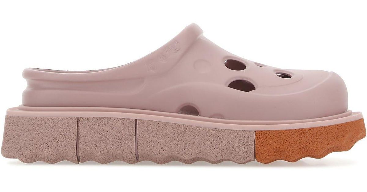 off white sponge sole meteor rubber slides