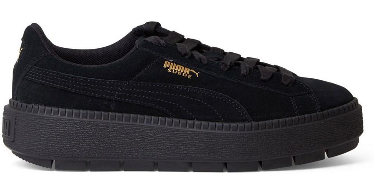 puma flatform trainers