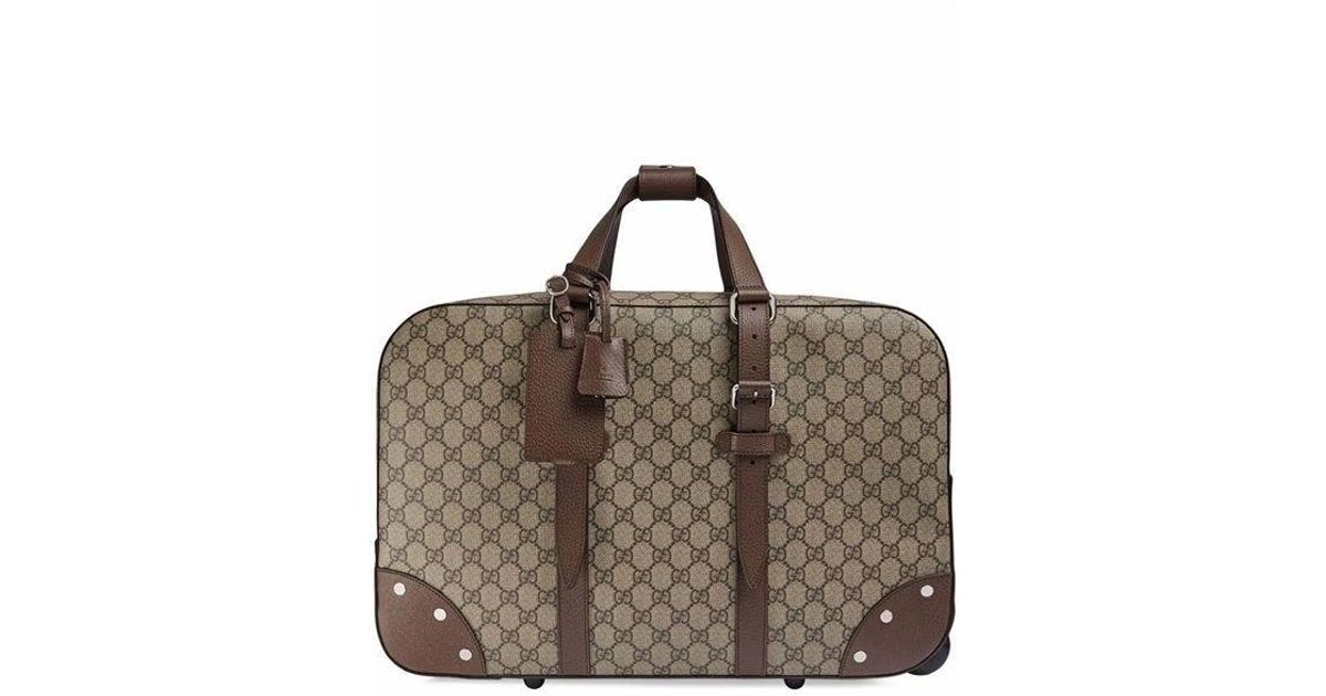 Gucci Carry-on With Wheels in Natural for Men | Lyst