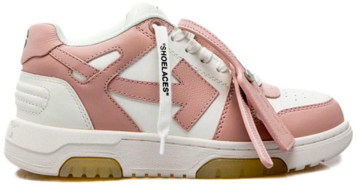 Off-White c/o Virgil Abloh White And Pink Sneaker Out Of Office | Lyst